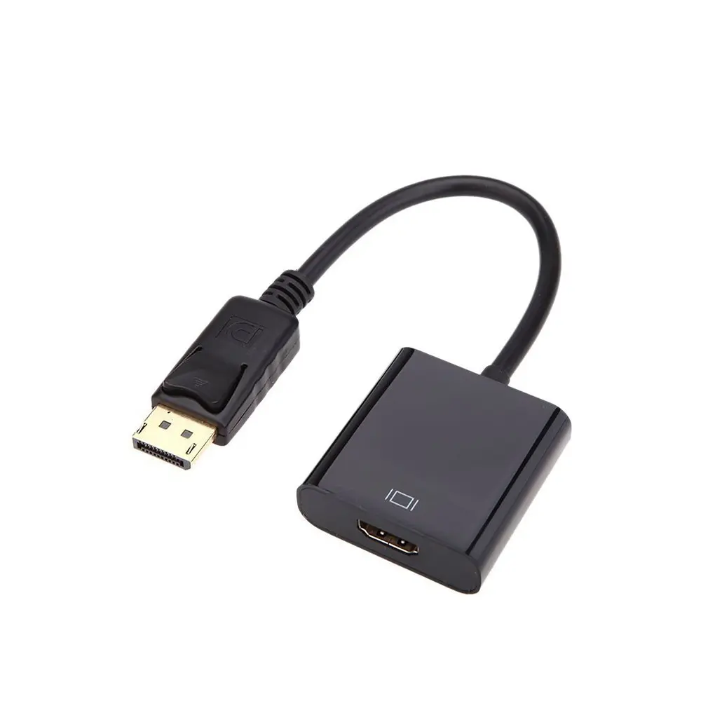 

DP02 Portable DisplayPort DP to HDMI-compatible Adapter Cable Display Port Converter Adapter for Mac Macbook Pro Air