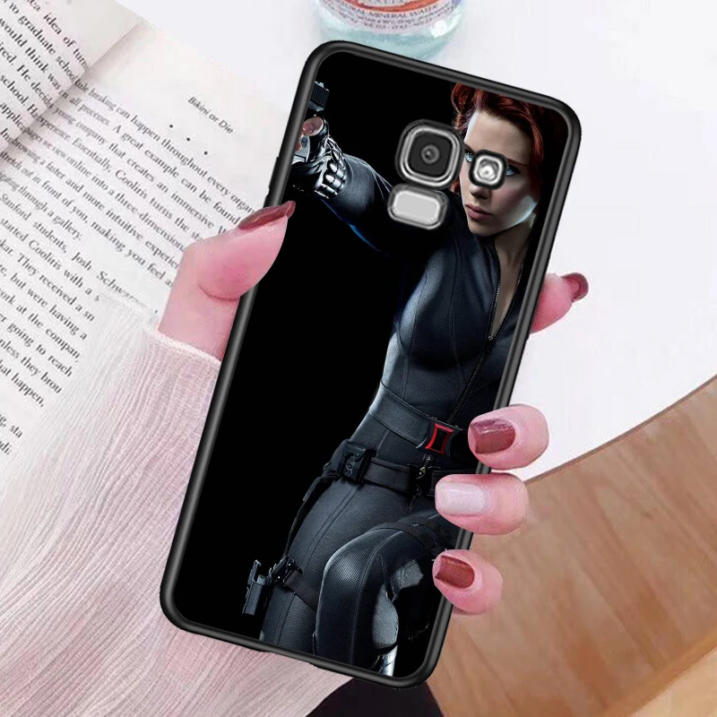 

Marvel Avengers Super Hero for Samsung Galaxy j8 j7 j6 j5 j4 j3 j2 Duo Prime Core Plus 2018 2017 Black Phone Case