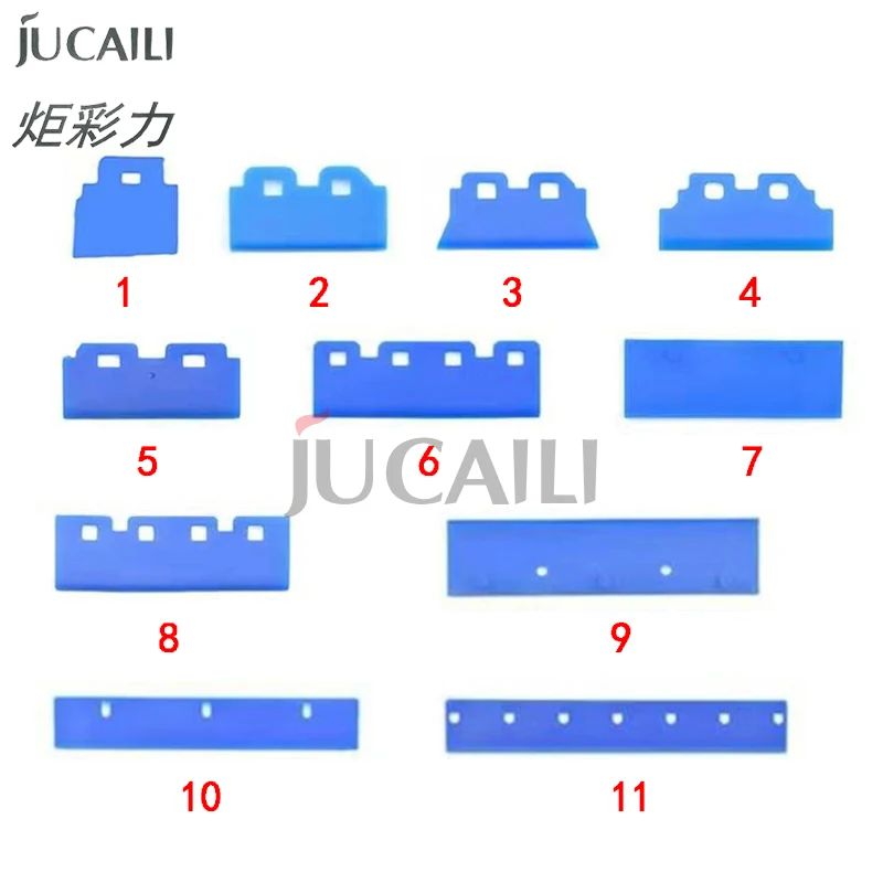 Jucaili 10pcs large printer rubber Wiper for Epson XP600/TX800/DX4/DX5/DX7 Print Head Blade Mutoh Mimaki cleaning wiper