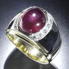 кольцо женское бижутерия обручальные кольца обручальные кольца Кольцо с рубином женское, роскошное круглое простое модное вечернее кольцо, подарок на день Святого Валентина, годовщину, помолвку, свадьбу