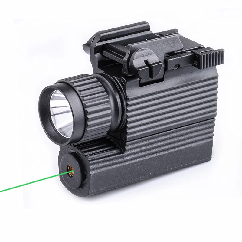 

Outdoor Hunting Sight, Green Laser Flashlight, Laser Sight, Two-In-One Sight, Under-Hung Outdoor Hunting Fill Light