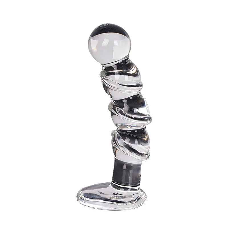 Хрустальное стекло мастурбация Реалистичный Пенис дилдо женская G Spot Клитор