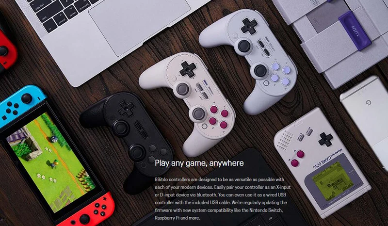 WUIYBN 8Bitdo Sn30 Pro+ геймпад беспроводной джойстик Bluetooth игровой контроллер для nintendo Switch PC macOS Android