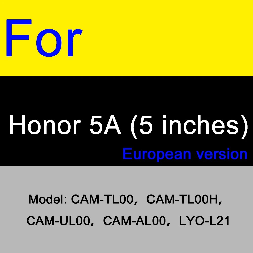for honor 5A Ультратонкое высококачественное закаленное стекло для huawei honor 5C honor 4C 4X 4A 6X7 huawei 5A защита экрана HD Защита от царапин стекло - Цвет: for honor 5A