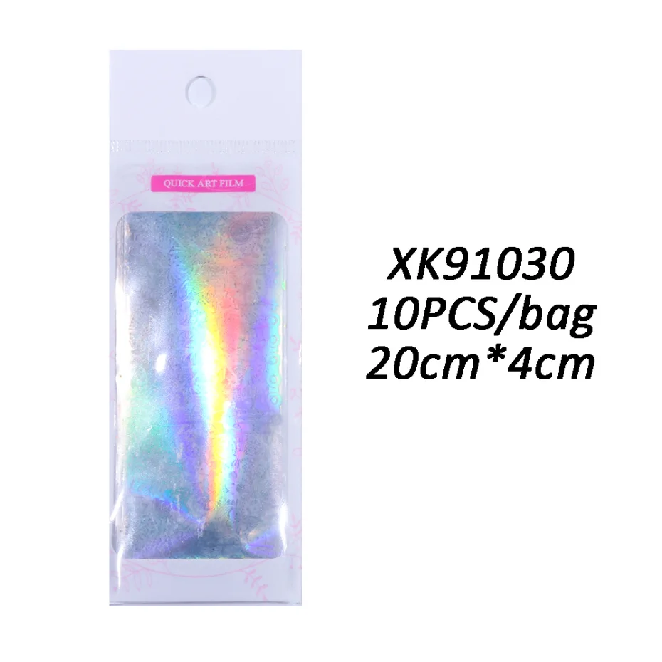 

10 Pcs Transfer Foil Butterfly Panda Flame Nail Art Decor Laser Starry Sky Holographic Paper DIY Manicure Accessories