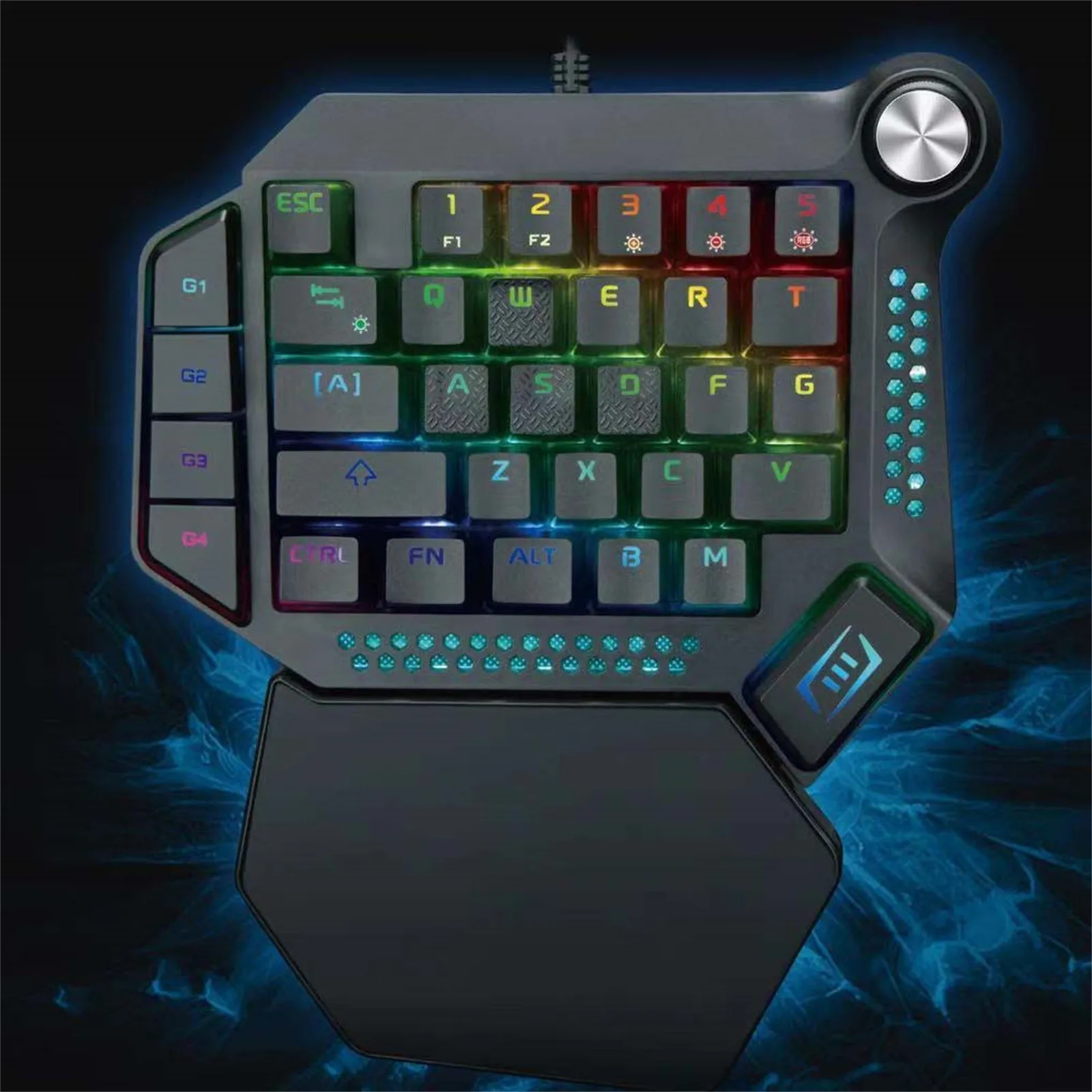 K60 с помощью одной руки цветная (RGB) Большие размеры 35 Механическая игровая