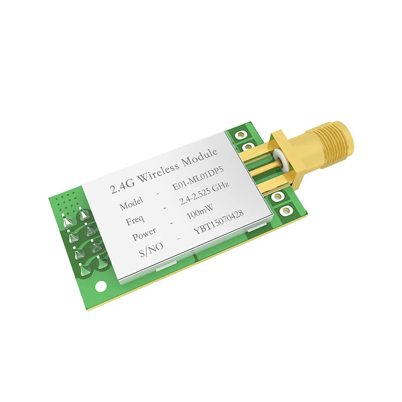 E01-ML01DP5 большой диапазон SPI nRF24L01P 2 4 ГГц 100 мВт SMA антенна IoT беспроводной