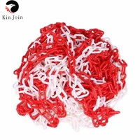 25m thickness 8mm traffic plastic chain warning chain road cone chain isolation protection chain buckle cordon
