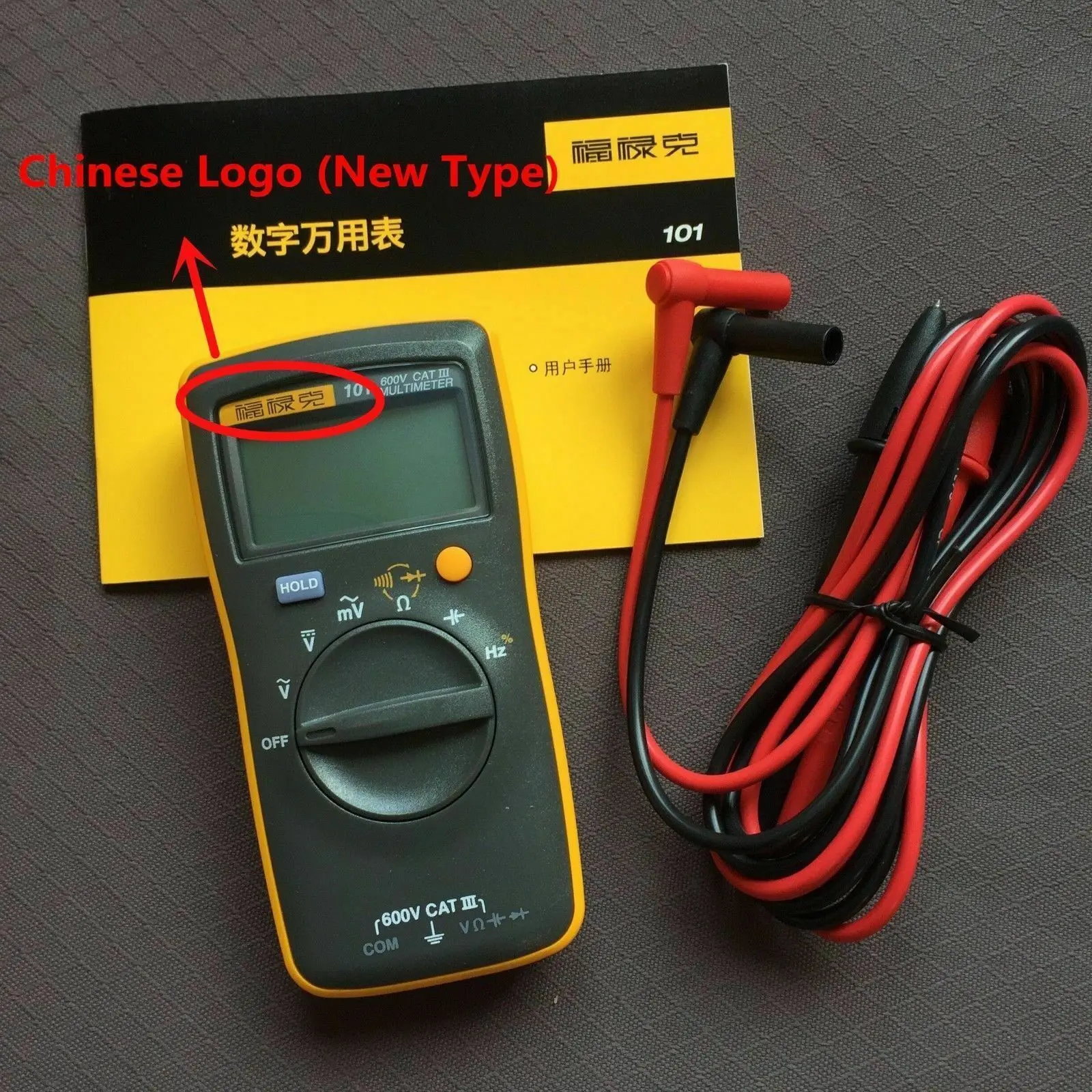 Цифровой базовый карманный цифровой мультиметр Fluke 101 F101 Электрический