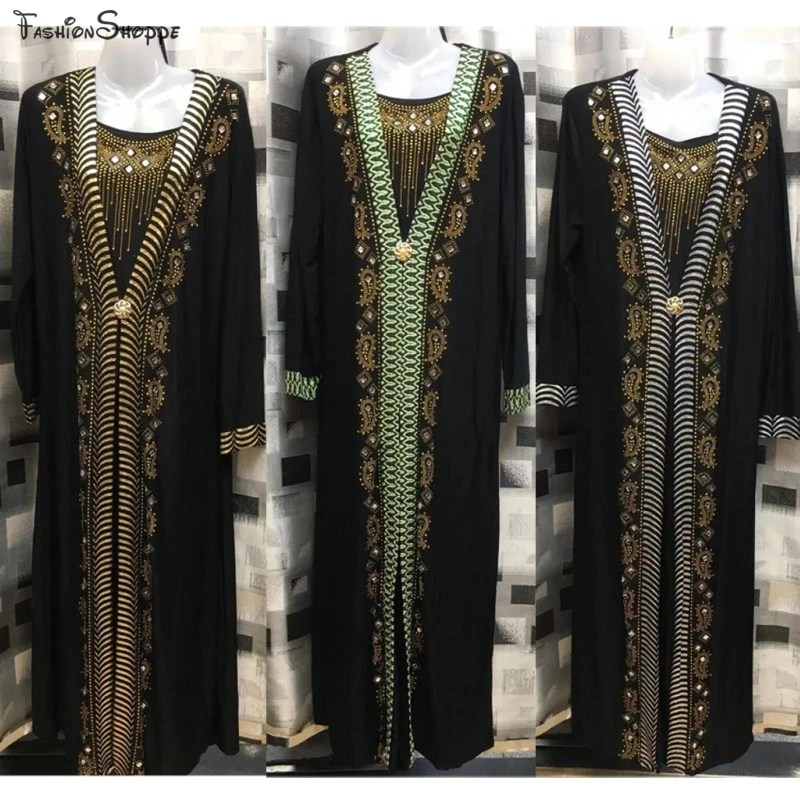 Женское платье Кафтан Abaya арабское мусульманское хиджаб кафтан халат для
