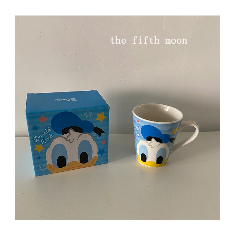 Disney Cute Cartoon Three-Eyed Alien Stitch Ceramic Cup Juice Milk Coffee Thermal Mug | Дом и сад