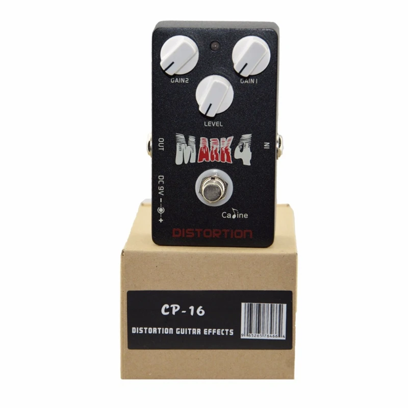 

Caline Pedal CP-16 Mr Mark Distortion Guitar Pedal Mr Mark Distortion True Bypass Design Guitar Effect Pedal