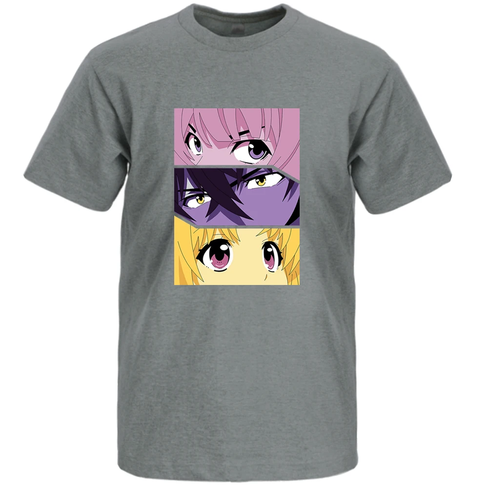 

The Manga Eyes Have It Japanese Anime T Shirt Cotton Loose Vintage Print T Shirts Top Men Cool Retro Hip Hop Short Sleeve Tshirt