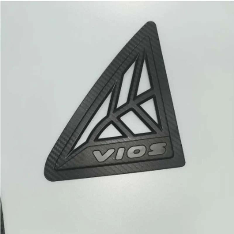 

1 Pair Black Exterior Rear Car Side Window Louvers Vent Cover for Toyota Vios 2008-2013 Trim Decoration ABS Accessories