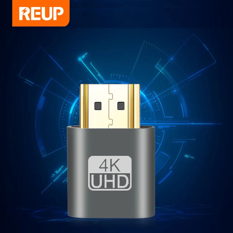 Затариться совместимому с HDMI виртуальной Дисплей 4K DDC EDID заглушка эмулятор