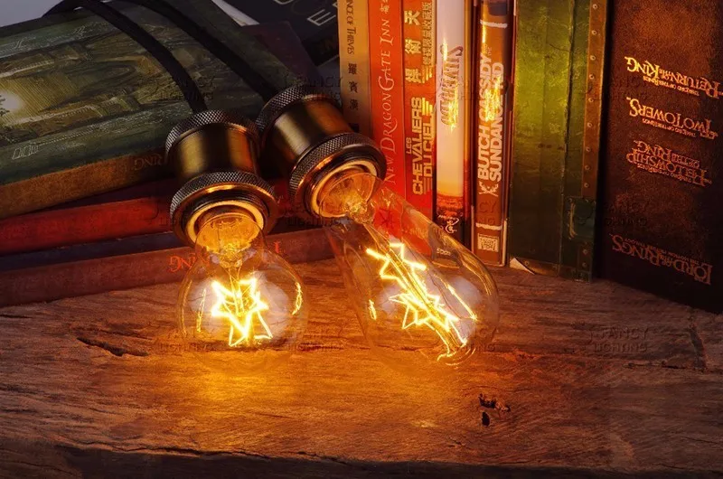 6 шт./партия edison светильник лампочка E27/E14 старинные лампы 110 V/220 В ампулы для дома/мебель для спальни/мебель для гостиной Декор 40 Вт/60 Вт можно использовать энергосберегающую лампу или светодиодную лампочку