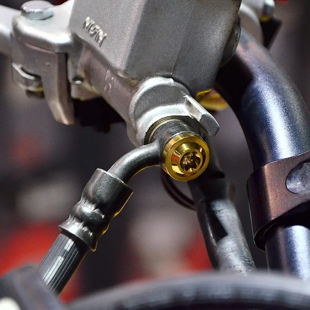 Винт для мотоциклетного тормозного шланга M10x1.0x19 Brembo главный цилиндр KTM Ducati