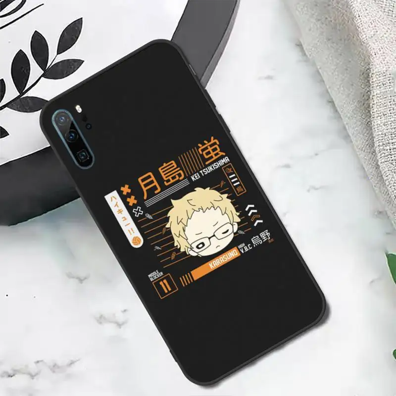 

Anime Haikyuu Hinata Attacks volleyball Phone Case For Huawei honor Mate P 10 20 30 40 i 9 8 pro x Lite smart 2019 nova 5t
