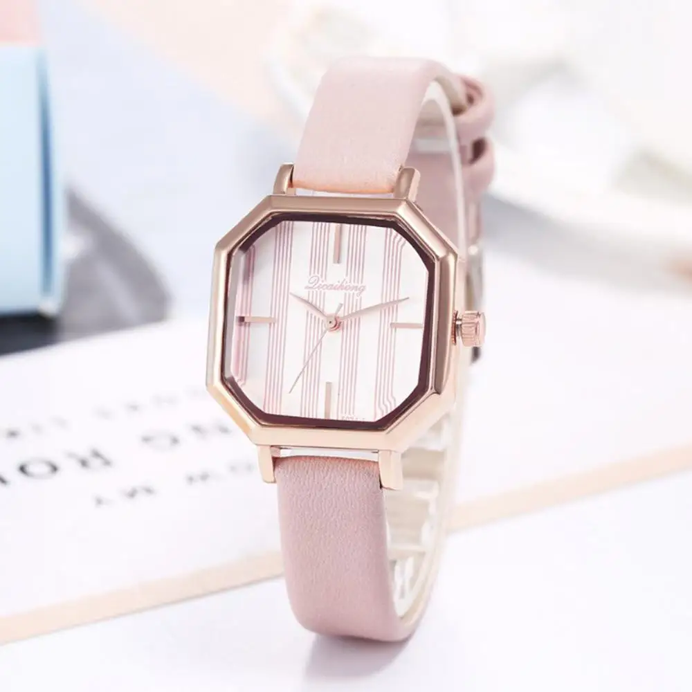 Горячая Распродажа женские квадратные часы креативные Модные Простые кварцевые