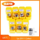 Пружинные цанги для гравировального станка с ЧПУ, 1 шт., ER11, 1-7 мм, 14, 6,35, 18, 3,175, 12, 12,7, 1, 1,5, 2, 2,5, 3, 4, 5, 6, 7