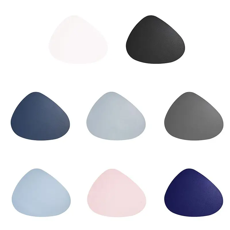 Овальной формы настольные коврики из синтетической кожи теплозащита