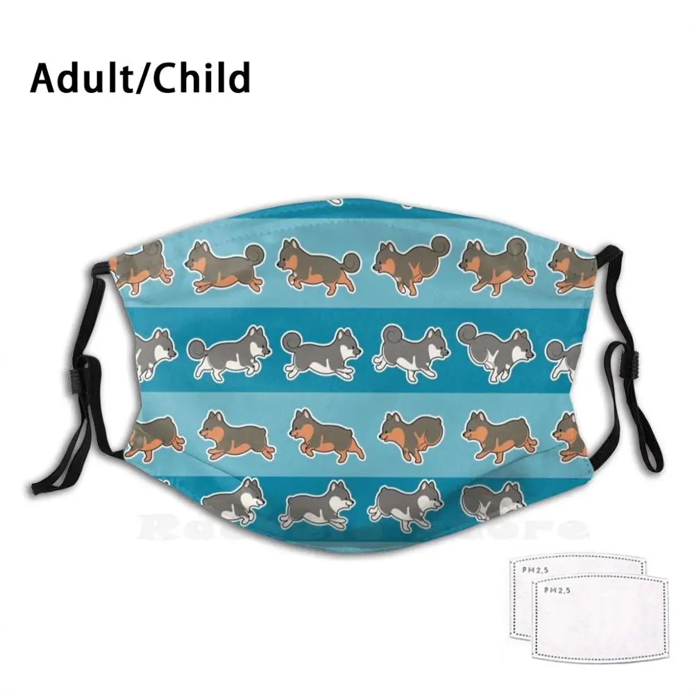 

Running Swedish Vallhunds Adult Kids Anti Dust Filter Diy Mask Swedish Vallhund Dog Sv Swedish Cattledog Swedish Shepherd