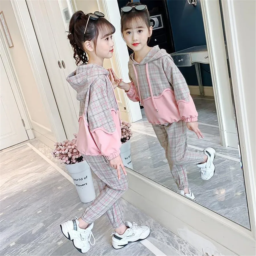 Girls Clothing Sets Autumn Kids Long Sleeve Sweatshirts+Pants Suit Girls Clothes Sport Children Clothing Set 5 7 8 9 10 12 Years