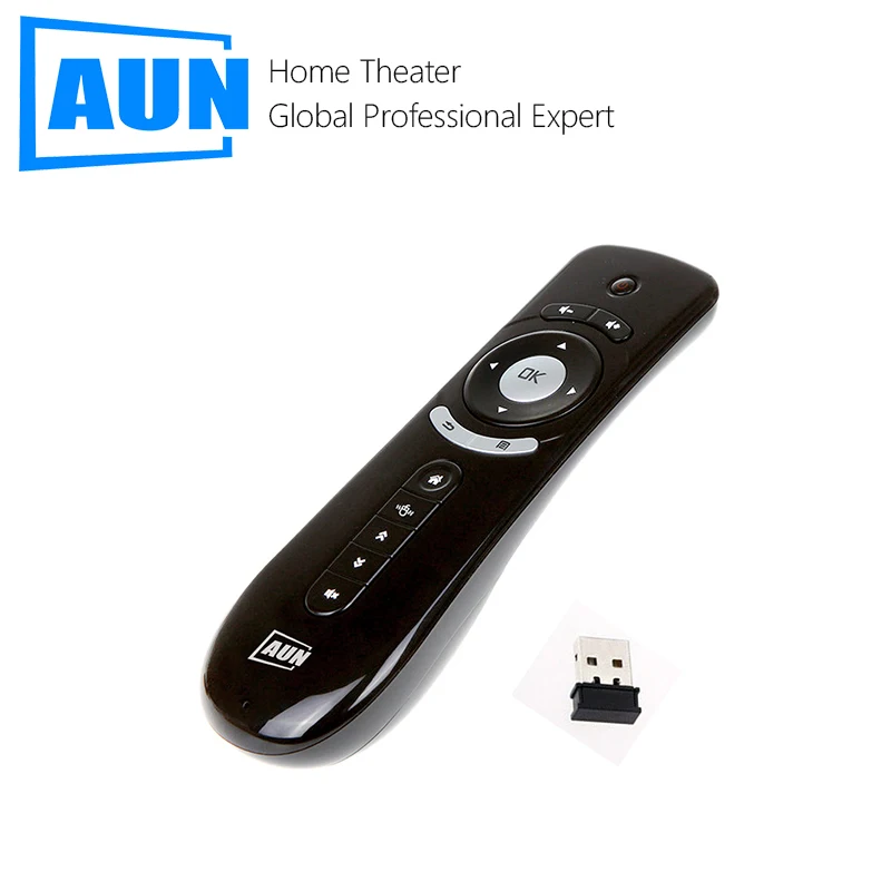 Аун Мини Fly Air Мышь 2,4G Беспроводной пульт дистанционного Android Tv Box, проектор для android-устройств игра с датчиком движения BBDFS-1