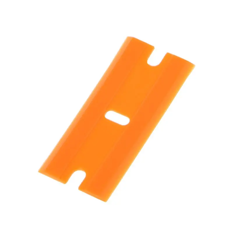 10 шт./компл. Пластиковые лезвия с двойными краями запасной скребок для окна