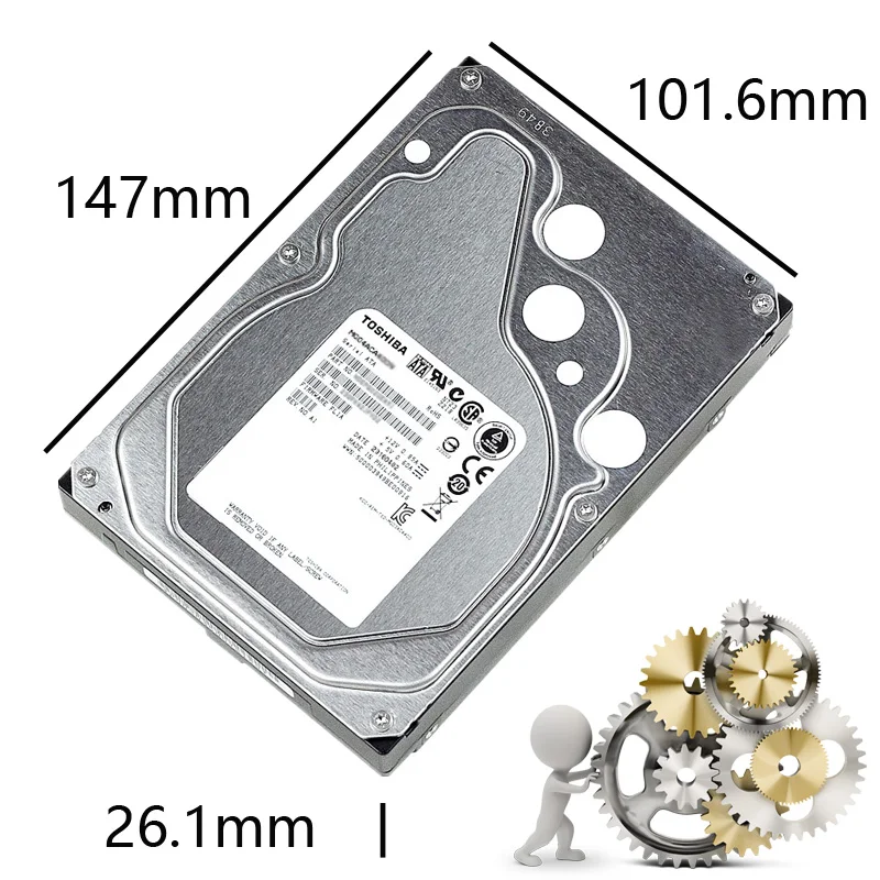 Жесткий Диск TOSHIBA 2 ТБ внутренний жесткий диск HDD SATA III 7200 об/мин 128 м 3 5 &quotжесткий 24/7