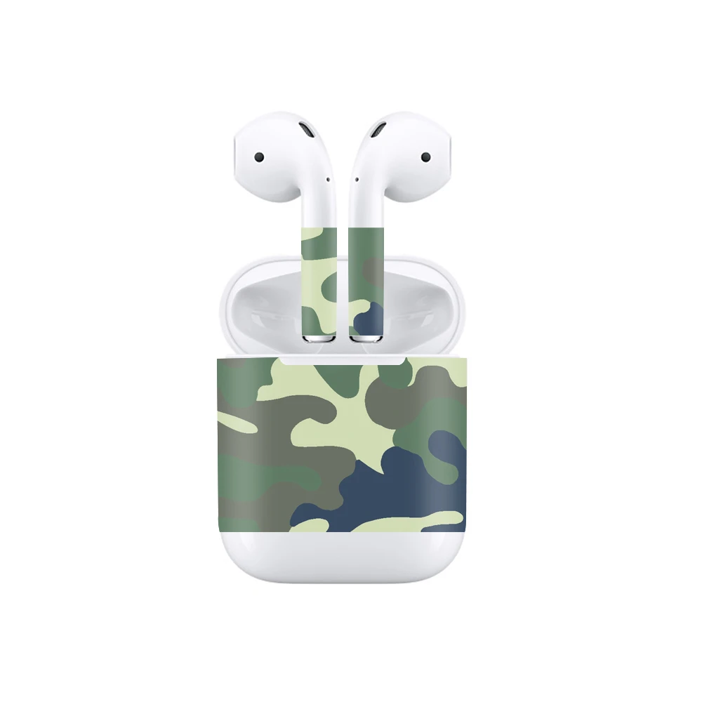 19 Накладки на наушники, наклейка для наушников AirPods, накладка на наушники для Apple AirPods, защитная виниловая, устойчивая к царапинам, декоративная, для A1602 - Цвет: 19