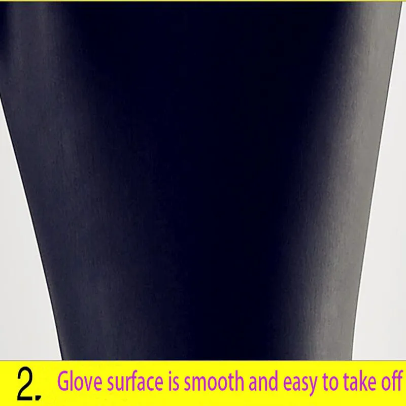 Thickened Acid and Alkali Resistant Black Long Anti-Corrosion WaterProof Industrial Latex Chemical Rubber Gloves 2Pcs/Pair | Безопасность