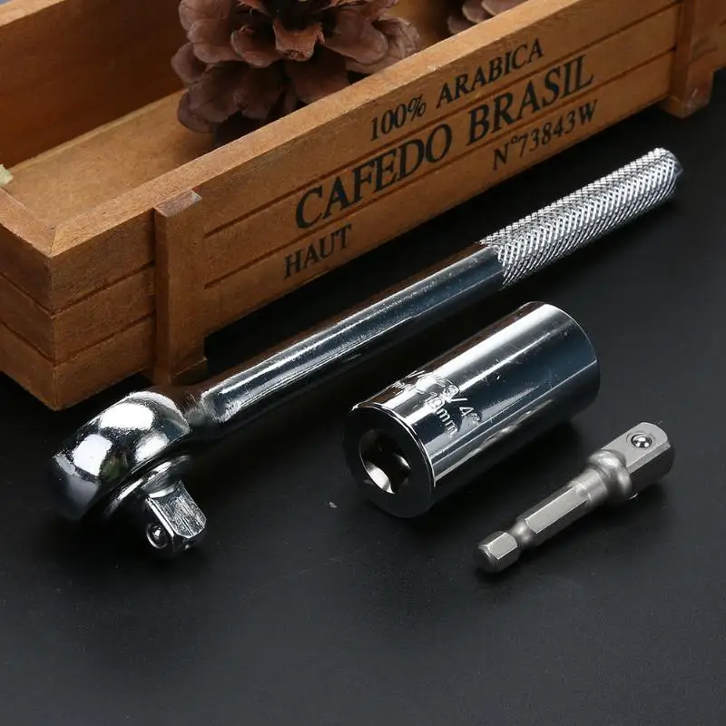 Универсальный динамометрический ключ набор головок патрон 7-19 мм Мощность дрель