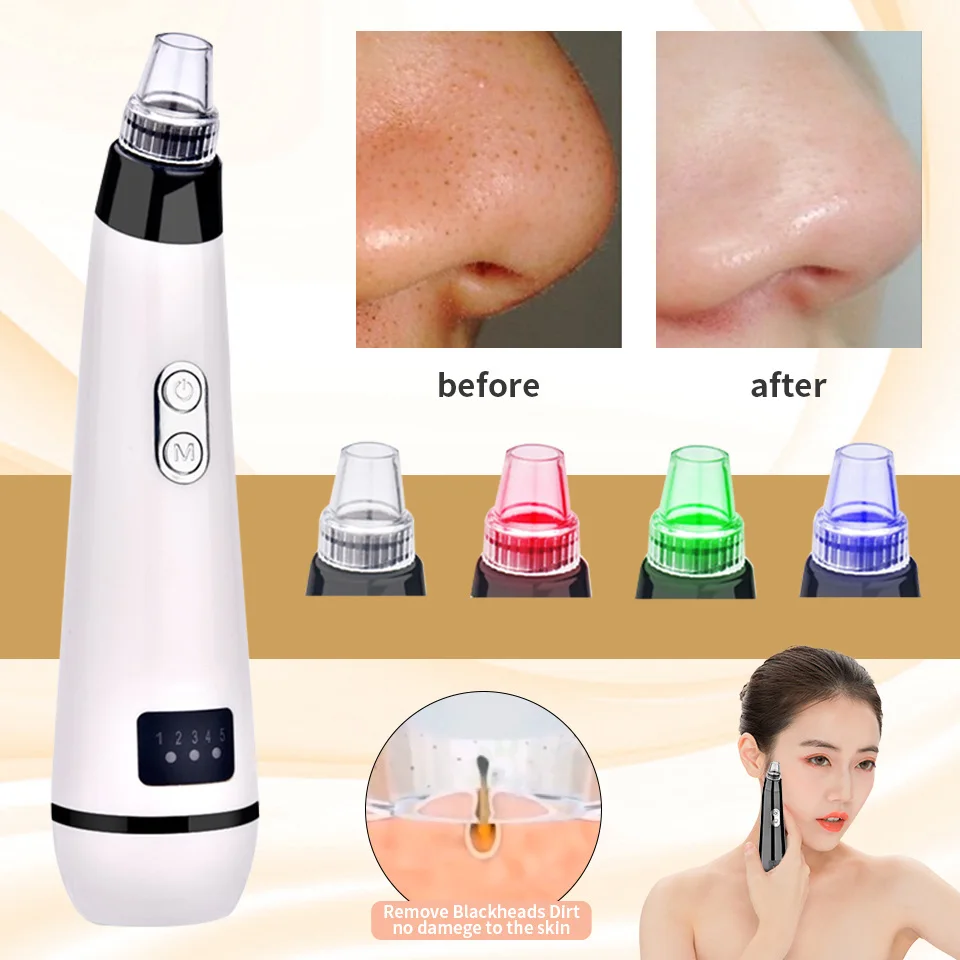 СВЕТОДИОДНЫЙ Электрический прибор для удаления черных точек инструменты ухода
