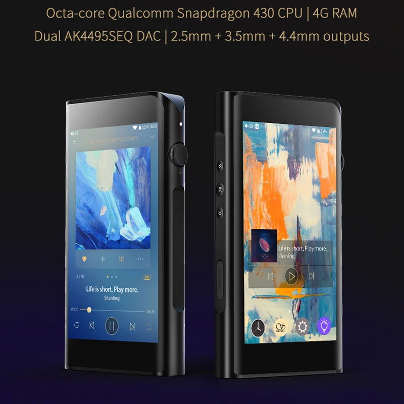 Shanling M6 портативный плеер Hi Res двойной AK4495SEQ DSD256 Fi Bluetooth сенсорный экран