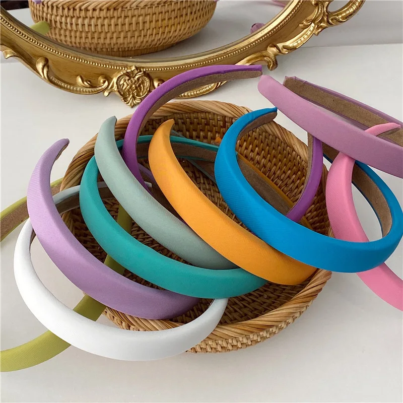 Candy-Colored Sponge Headband Sweet Red Ins Wash Wide Card Was White Girly Cute Fashionable out Headdress