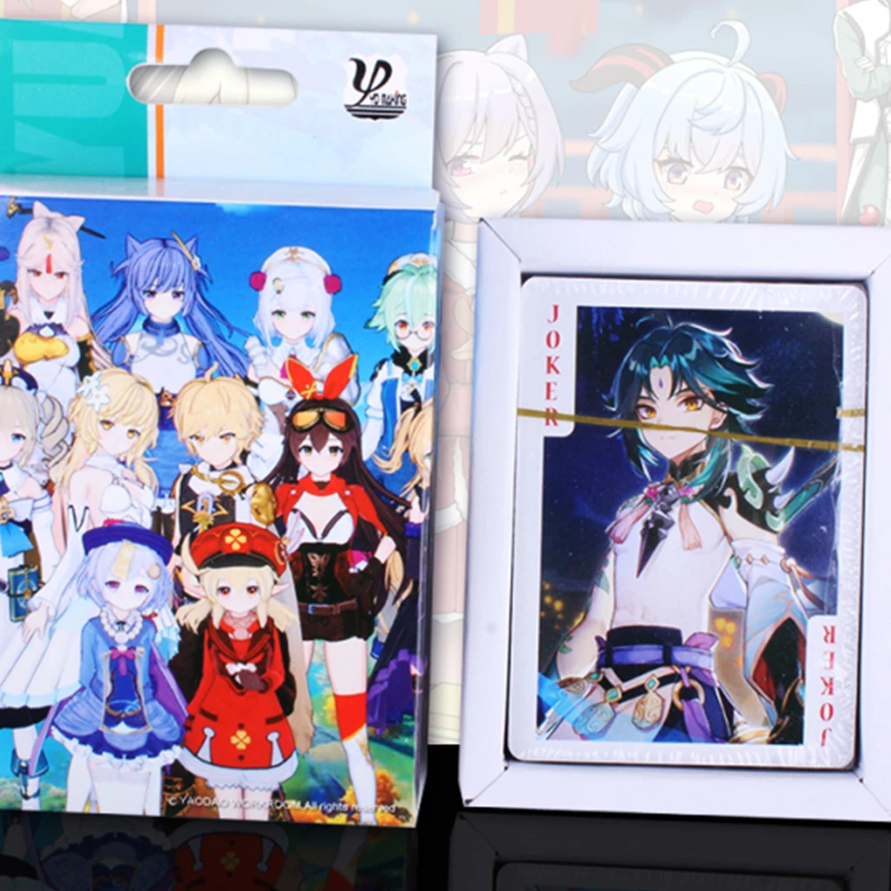 

Genshin Impact poker 54 anime cards collection gifts for anime fans