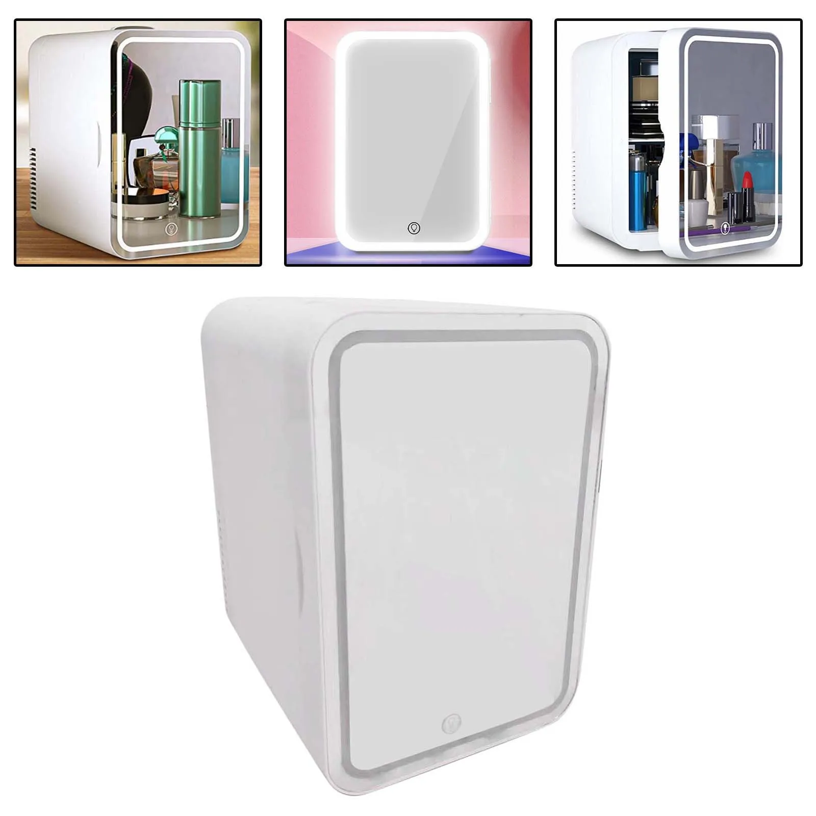 

Mini Beauty Fridge 8 Liter for Skincare Bedroom Travel Car Refrigerator Wine Portable Fridge Car Auto Travel Freezer