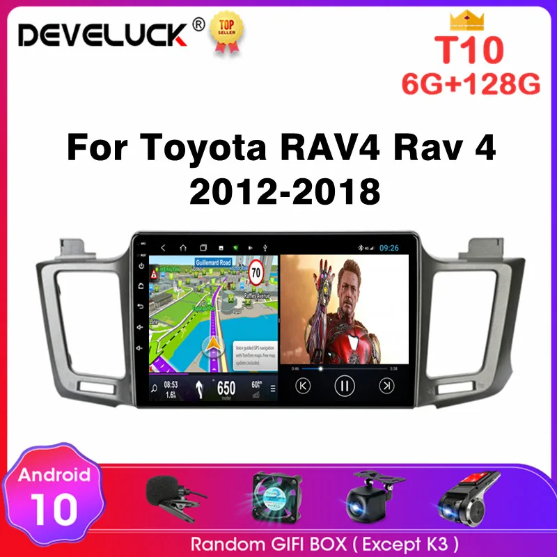 

10" Android 10.0 Car Radio For Toyota RAV4 Rav 4 XA40 5 XA50 2012-2018 Multimedia Video Player Navigation GPS 2 din 4G Head Unit