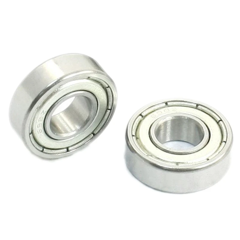 

8mm x 19mm x 6mm Sealed Deep Groove Radial Ball Bearings 698Z 10 Pcs Promotion