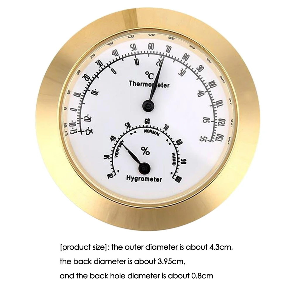 

Thermometer & Hygrometer For Sauna Room Household Humidity Temperature Meter Gauge Wall Mounted Temperature Humidity Meter