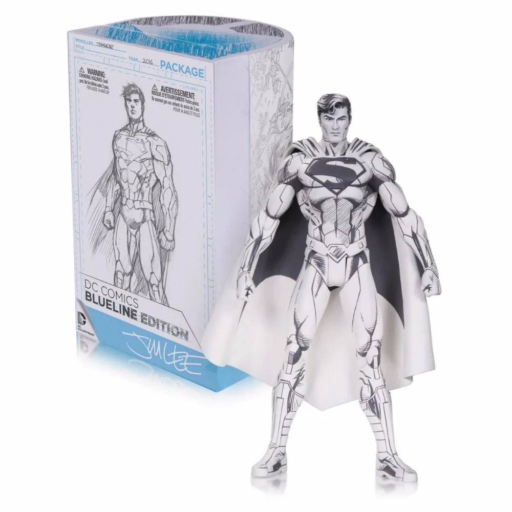 

Classic Super Hero Action Figure Hot Sale Limited Edition Jim Lee Sketch Blueline