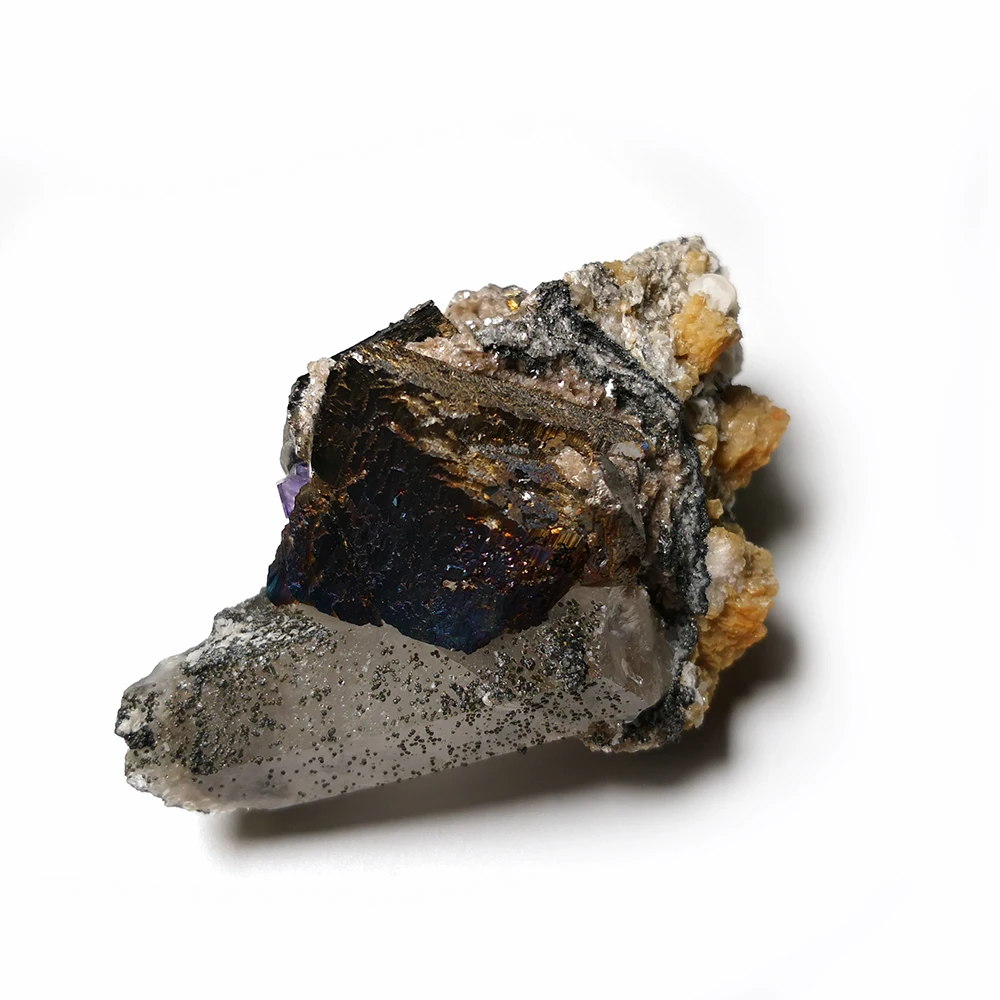 245 г натуральный камень и кварц Arsenopyrite yaoganxian руды образец Кристалл F1