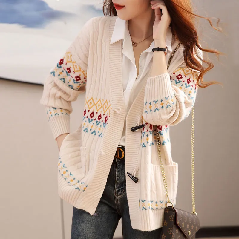 

Номер 212873, № 2 в 1] вязаный кардиган с V-образным вырезом и карманами [1185] 55