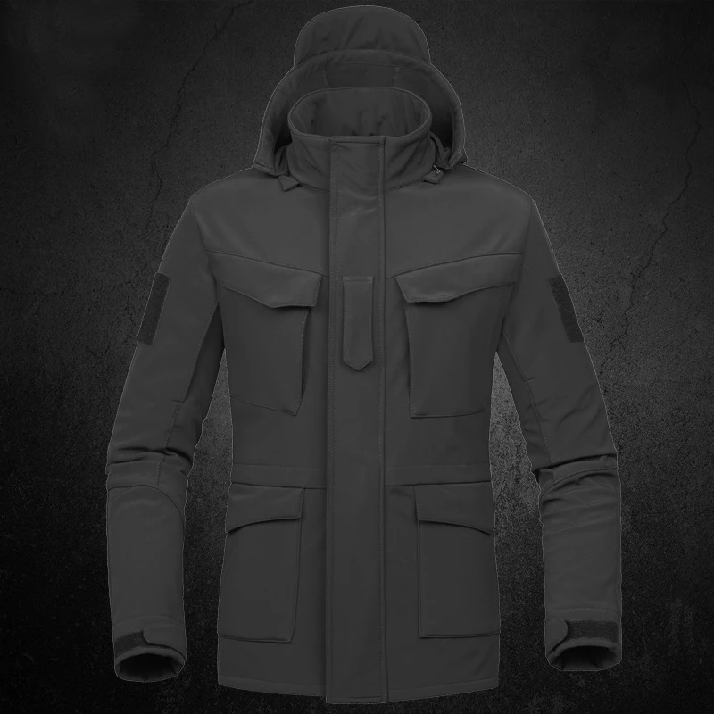 Утолщенная водонепроницаемая ветрозащитная тактическая ветровка M65 куртка для