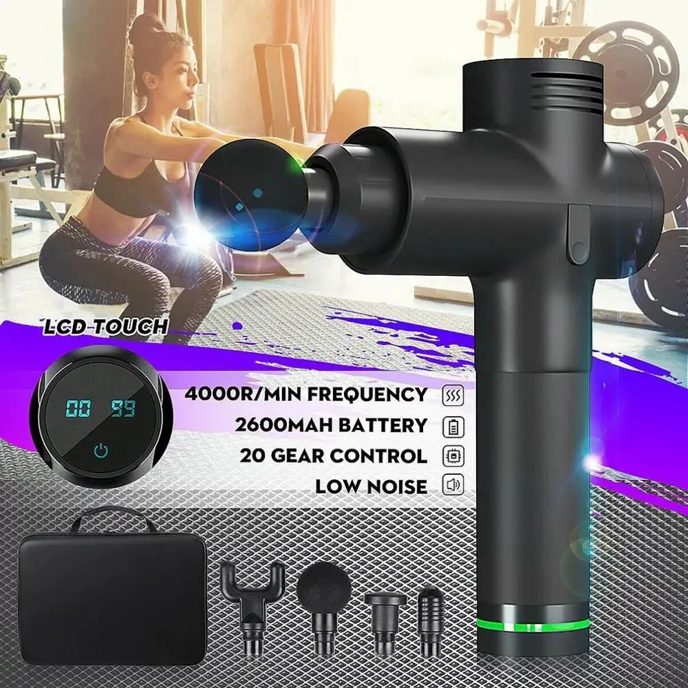 Инструмент для миофасциальной физиотерапии массажный пистолет электрический