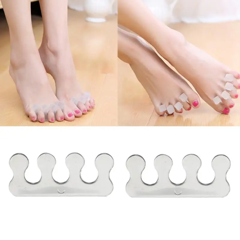2PCSToe корректор протектор Силиконовый гель Tenen Afscheiders Orthesen Brancards Voorkomen Baren Nail Gereedschap