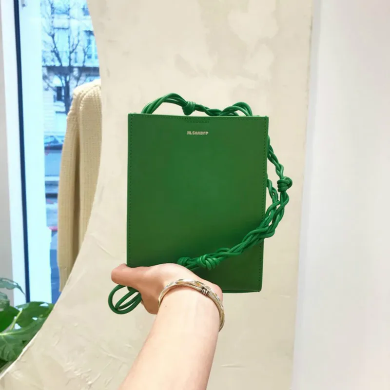 Повседневные однотонные женские сумки на плечо ручной работы с тканым ремешком