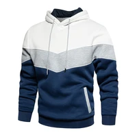 2021 mens hip hop hooded sweatshirt hoodies clothing casual fleece warm streetwear male fashion autumn winter patchwork outwear