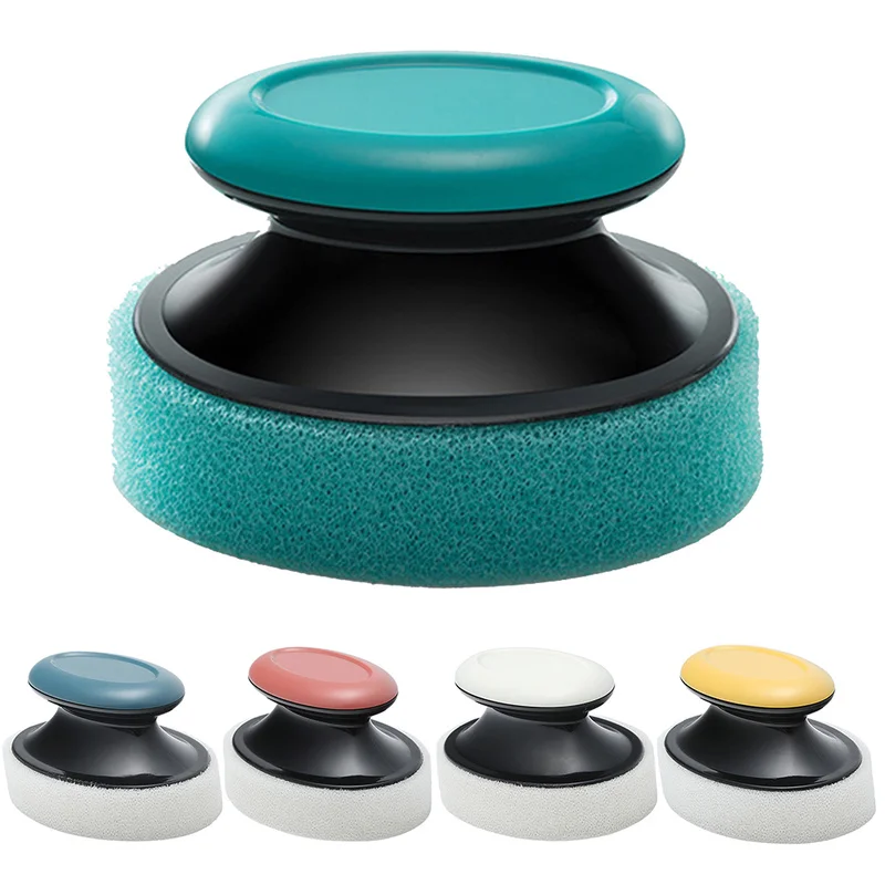 

2019 New Arrival Simple Bathroom Cleaning Brush Tile Kitchen Cook top Floor Wall Pool Cleaning Tool Sponge Worktop Brush
